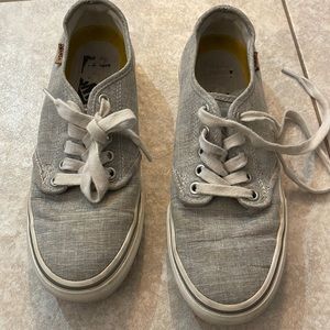 Women’s Vans size 8.5 grey fashion sneakers